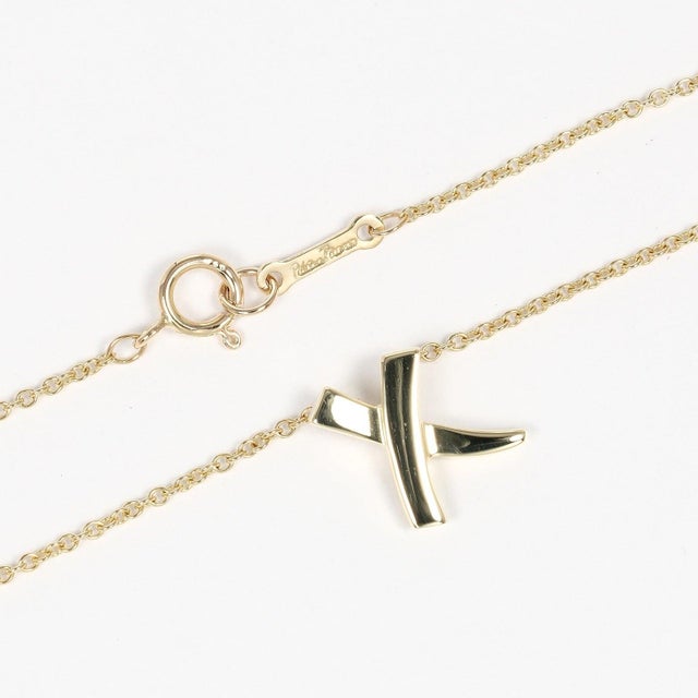 Tiffany and co x necklace clearance