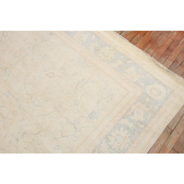 Textile Early 21st Century Muted Pishawar Rug - 8'3" x 9'8" For Sale - Image 7 of 7