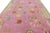 Modern Art Deco Style Handmade Wool Rug in Pink With Floral Design For Sale - Image 9 of 11