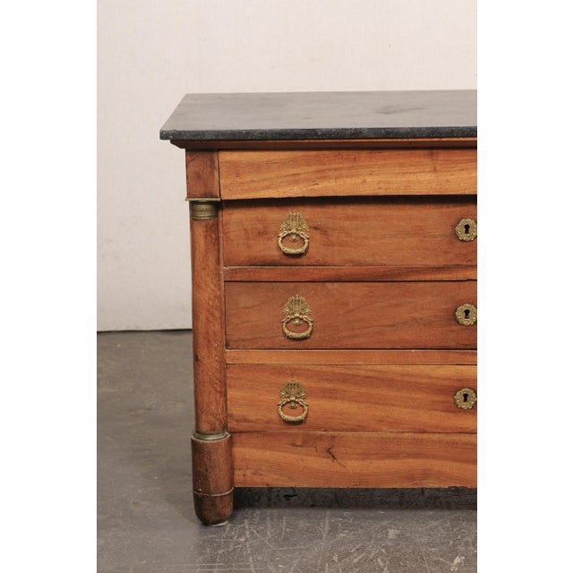 Early 19th C. French Marble Top Commode For Sale - Image 11 of 12