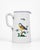 English Vintage Copeland Spode Queen’s Bird Pitcher Jug England Fine Stone 24 Oz For Sale - Image 3 of 8
