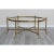 Italian Late 20th Century Vintage La Barge Style Brass Coffee Table For Sale - Image 3 of 6