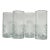 1940’s Frosted Latticework Tumblers - Set of Four For Sale