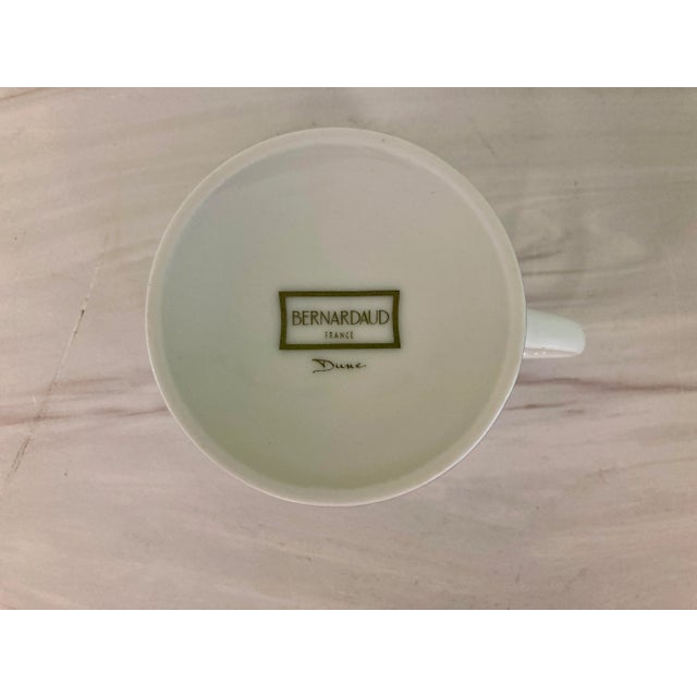 Bernadaud Porcelain Dune Cup and Saucer For Sale - Image 9 of 9