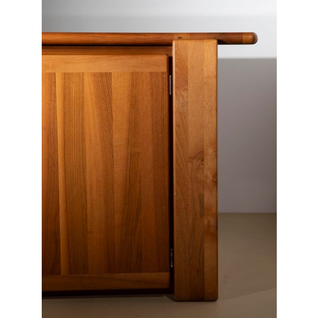 Wood Sculptural Walnut Sideboard from Mobil Girgi, Italy, 1970s For Sale - Image 7 of 11