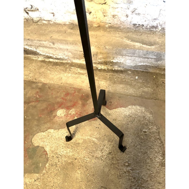 standing candelabra wrought iron very beautiful patina of time