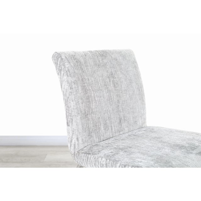 Metal Mid-Century Modern Chrome Dining Chairs by Design Institute of America For Sale - Image 7 of 8