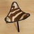 Wood British Colonial Style Zebra Folding Stool or Seat For Sale - Image 7 of 15