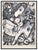 Surrealism 1960s Grey Village, Marc Chagall For Sale - Image 3 of 6