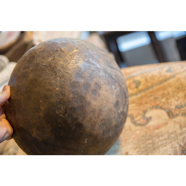 Old New House Vintage Wooden African Bowl For Sale - Image 4 of 6