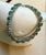 Metal 15 Carat Natural Emerald & 2.2 Carat Diamond Tennis Bracelet 14 Kt White Gold For Sale - Image 7 of 8