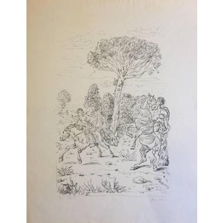 Giorgio De Chirico, I Monarchi, 1940s, Lithograph For Sale
