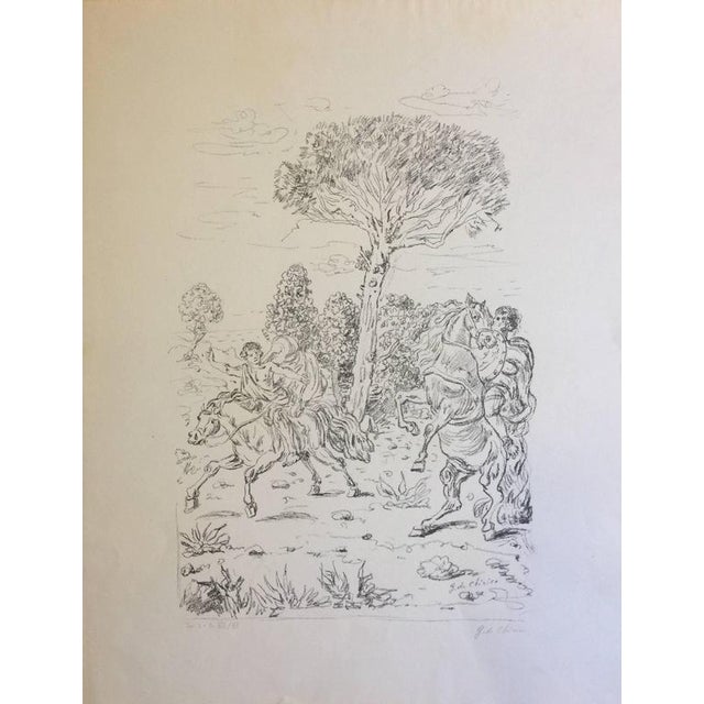 Giorgio De Chirico, I Monarchi, 1940s, Lithograph For Sale