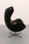 Egg Chair in Black Leather by Arne Jacobsen, 1960s For Sale - Image 6 of 14
