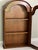 Italian Arch Top Hanging Wood Display Cabinet With Chicken Wire Door and Key, 20th C. For Sale - Image 4 of 16
