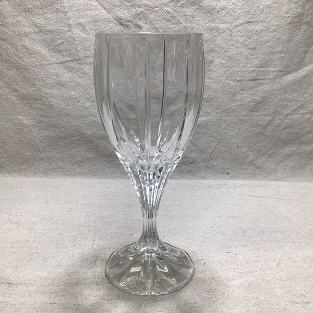 Mikasa Mikasa Berkeley Crystal Water Goblets-Set of 11 For Sale - Image 4 of 12