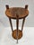 Rustic Tall Arts and Crafts Oak Plant Stand For Sale - Image 3 of 13