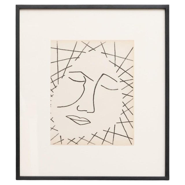 François Gilot, Untitled Face, 1951, Lithograph For Sale - Image 16 of 16