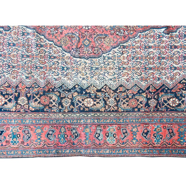 Early 20th Century Persian Bibikibad Rug For Sale - Image 9 of 16