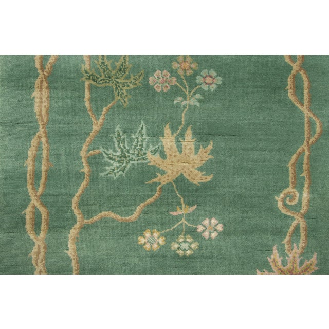 Art Deco Contemporary Chinese Deco Style Wool Runner by Rug & Kilim, India For Sale - Image 3 of 9
