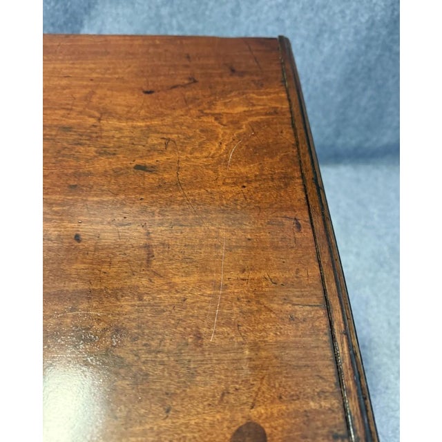 18th Century Solid Mahogany 4-Drawer Chest For Sale - Image 12 of 13