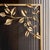 Aged Gold Graceful Leaves Fireplace Screen For Sale In Dallas - Image 6 of 11