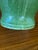 Vintage Green Glazed Ceramic Vase With Natural Fiber Wrap For Sale In Naples, FL - Image 6 of 11