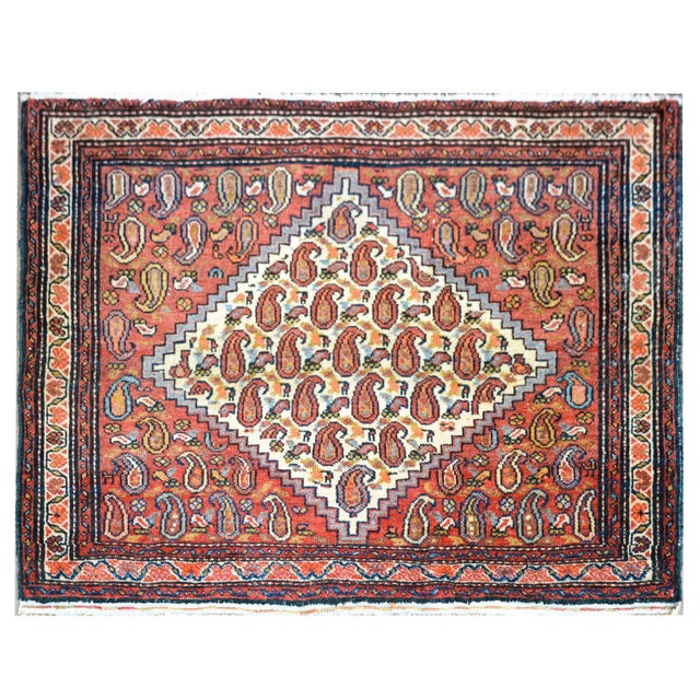 Early 20th Century Senneh Rug For Sale - Image 10 of 10