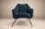 Brazilian Modern “Concha” Armchairs in Iron and Dedar's Blue Mohair, Carlo Hauner, Brazil, 1950s — Lot 83C For Sale - Image 18 of 18