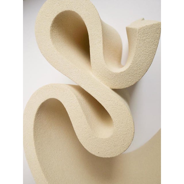 Ribbon Vase in Stoneware Clay by Aleksandra Krasnopolska For Sale - Image 4 of 8