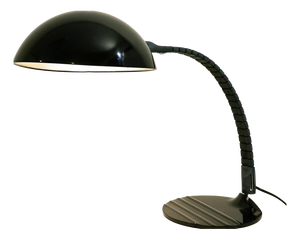 Black Model 660 Table Lamp by Elio Martinelli for Martinelli Luce