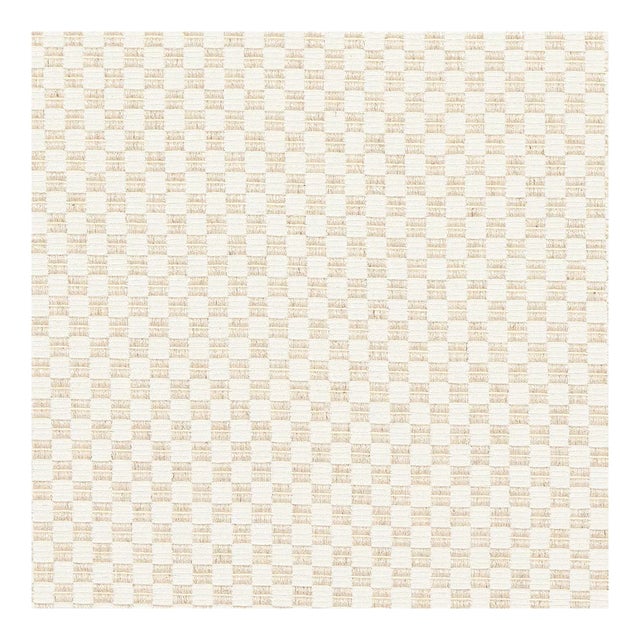 Schumacher Elkhart Fabric in Birch For Sale
