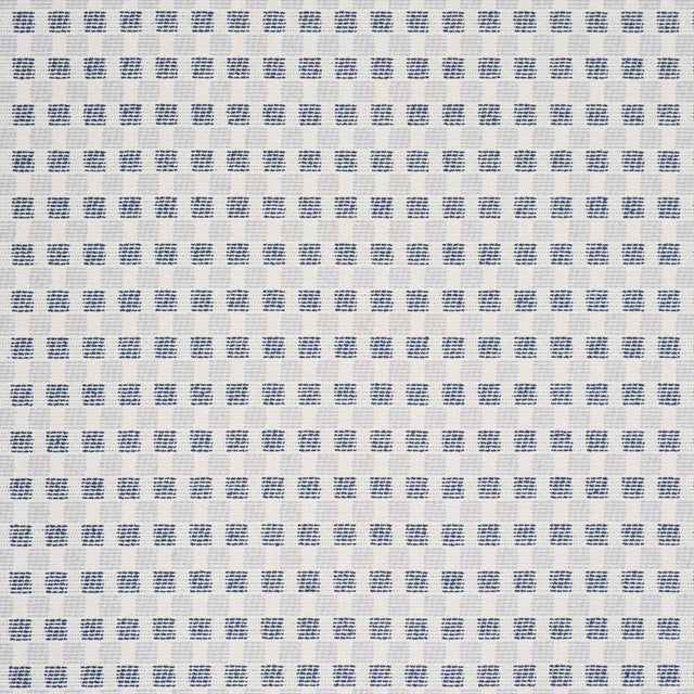 Schumacher Schumacher Elara Performance Fabric In Blues For Sale - Image 4 of 4