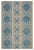 2020s Laguna Indoor Outdoor Rug Cream & Blue 4'x6' For Sale - Image 5 of 5