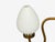 Swedish Modern, Pendant Light, Wood, Brass, Glass, 1960s For Sale - Image 9 of 9
