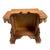 Antique 1920s Handmade Oak Wood Spanish Colonial Revival Arts & Crafts Footstool W/ Hand-Knotted Rug Seat For Sale - Image 13 of 17