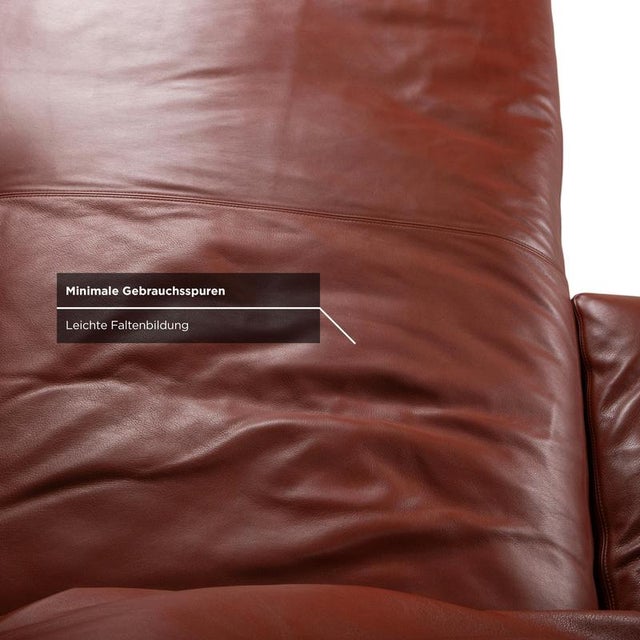 Leather Corner Sofa and Ottoman from Walter Knoll, Set of 2 For Sale - Image 12 of 18