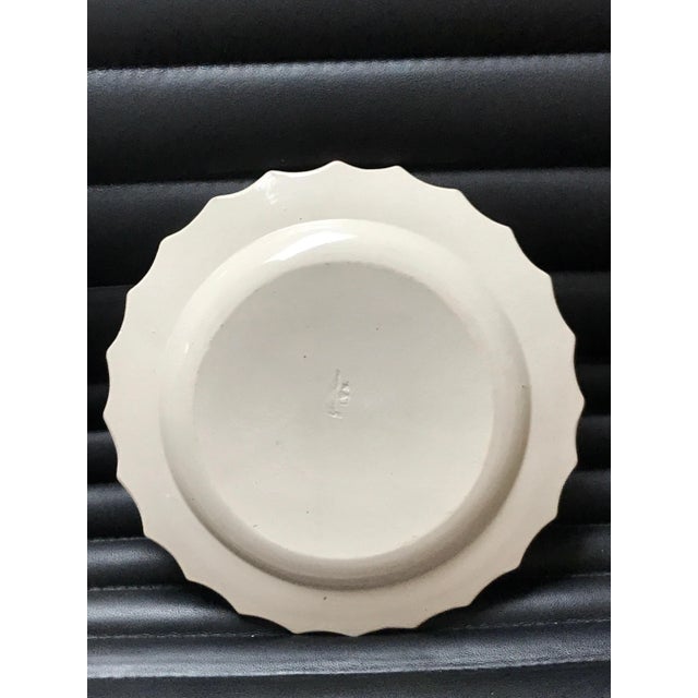 Giustiniani Egyptomania Pottery plate with gilt highlights, and a central urn Neapolitan manufacture (Biagio Giustiniani &...