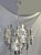 Mid-Century Modern Gaetano Sciolari Chrome and Glass Lens Chandelier, 1960s For Sale - Image 3 of 11