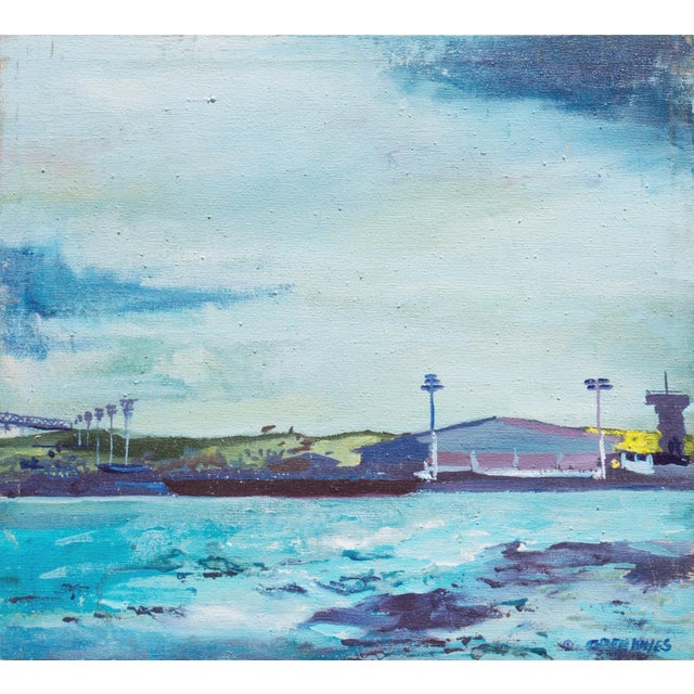 'Oakland Estuary' by Gren Hayes, Bay Area Woman Artist, San Francisco Museum of Modern Art For Sale