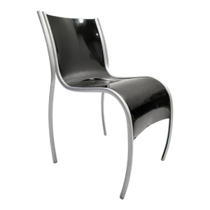 Signed Black Fpe Chair by Ron Arad for Kartell