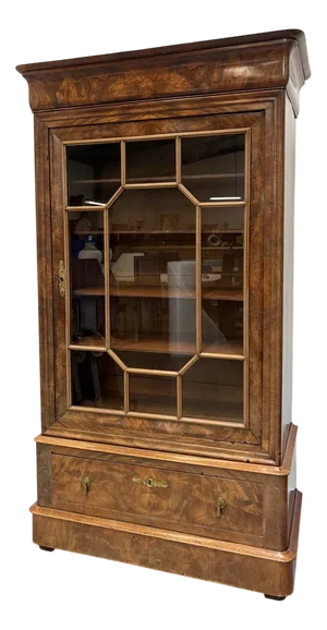 Antique Charles X Display Cabinet