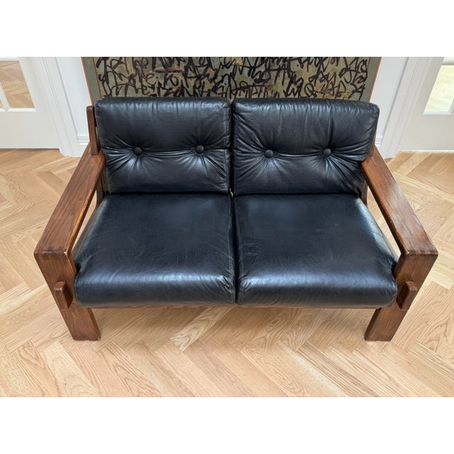 Esko Pajamies for Asko, "Bonanza" Settee & Side Table, 1960s (Set) For Sale In Dallas - Image 6 of 13