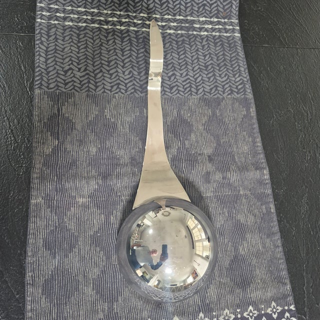 1980s 1980s Giuliano Malimpensa Mesa Stainless Steel Ladle For Sale - Image 5 of 6
