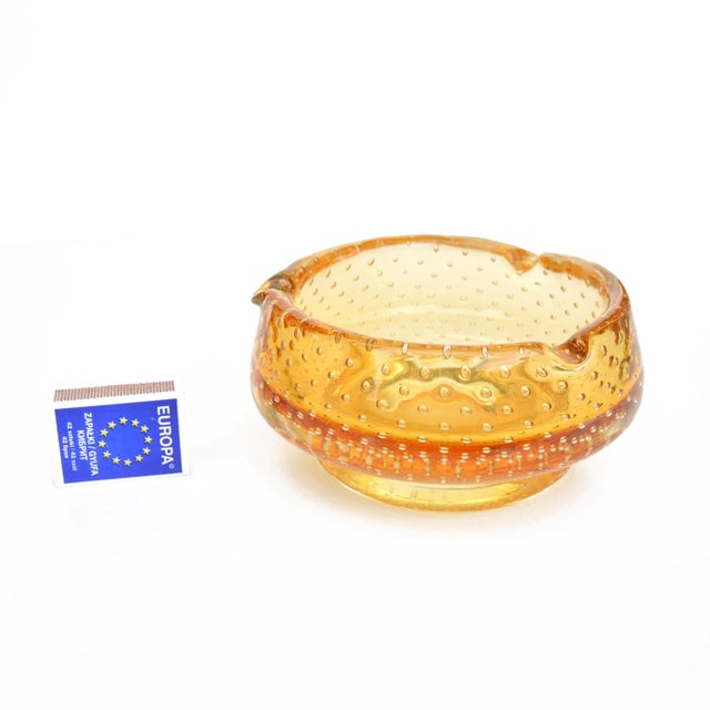 An interesting organic shaped bowl or ashtray designed by Milan Metelák (1928-1993) for the Harrachov Glassworks in...