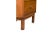1970s Mid Century Cane Walnut Brass Nightstand For Sale - Image 4 of 8