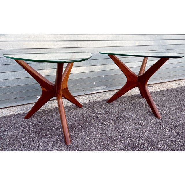 A Pair of Vintage Mid Century Modern Adrian Pearsall for Craft Associates Side Tables . Circa 1960s For Sale - Image 18 of 18
