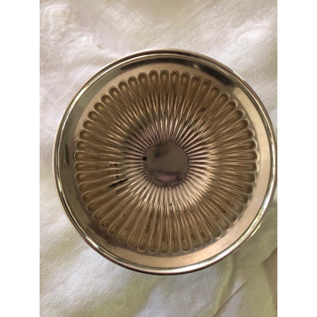 Early 20th Century Barker-Ellis Fluted Silver Plate Bowl For Sale - Image 4 of 6