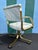 A Pair of Early 1990s Post Modern Brass Rolling Dining Chairs by Cal-Style Furniture. For Sale - Image 9 of 18