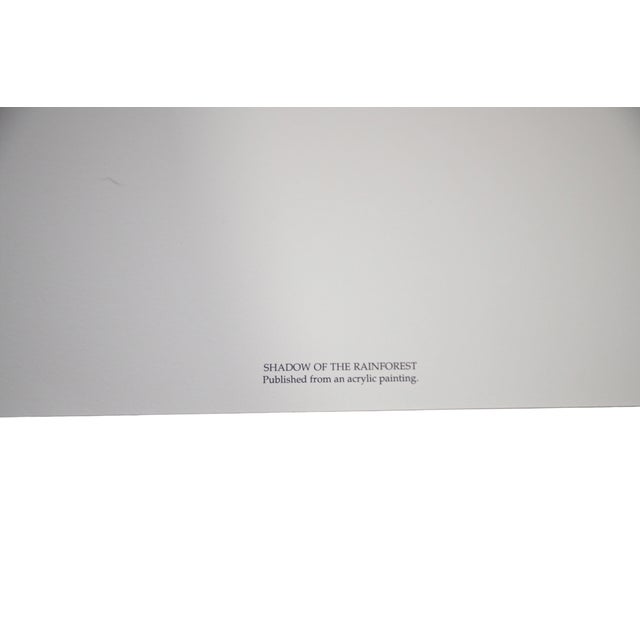 Robert Bateman "Shadow of the Rainforest" Signed Limited Edition Print, 1992 For Sale In Denver - Image 6 of 10
